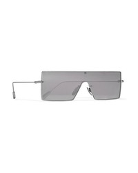 Kaleos Anderson D Frame Titanium Mirrored Sunglasses