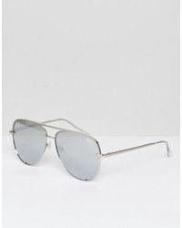 Quay Australia X Desi High Key Sunglasses In Silver Fade