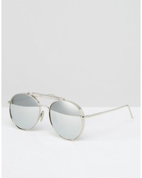Jeepers Peepers Aviator Sunglasses In Silver