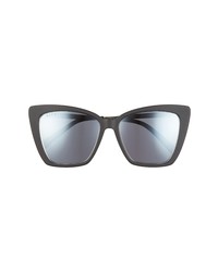 DIFF Becky Iv 56mm Polarized Cat Eye Sunglasses In Poseidonclear At Nordstrom