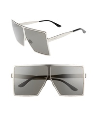 Saint Laurent Betty 68mm Metal Shield Sunglasses