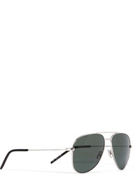 Saint Laurent Classic 11 Aviator Style Silver Tone Sunglasses