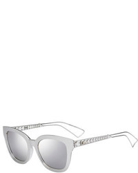 Christian Dior Dior Diorama Caged Mirrored Sunglasses Silver
