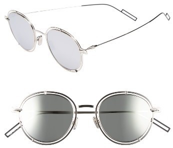 dior 49mm round sunglasses