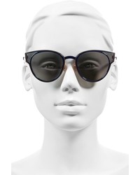 Christian Dior Dior Sculpts 53mm Cat Eye Sunglasses Palladium