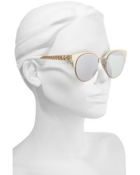 Christian Dior Diorama Mini 54mm Mirrored Lens Cat Eye Sunglasses