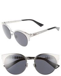 Christian Dior Diorama Mini 54mm Mirrored Lens Cat Eye Sunglasses