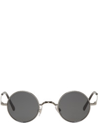 Dolce & Gabbana Dolce And Gabbana Gunmetal Round Sunglasses