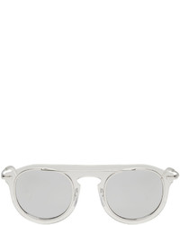 Dolce & Gabbana Dolce And Gabbana Silver Flat Frame Sunglasses