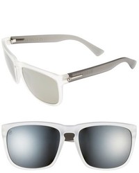 Electric Knoxville Xl 58mm Retro Sunglasses Crystal Black Grey Silver