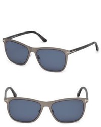 Tom Ford Eyewear Alasdhair Square 55mm Sunglasses