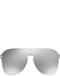 Versace Greek Key Shield Sunglasses