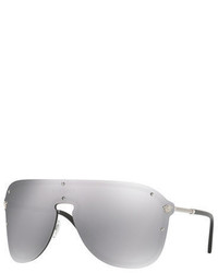 Versace Greek Key Shield Sunglasses