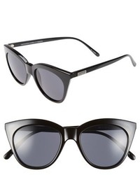 Le Specs Halfmoon Magic 51mm Cat Eye Sunglasses