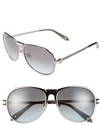 Givenchy Metal Aviator 57mm Sunglasses