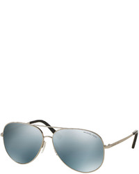 Michael Kors Michl Kors Mirrored Metal Aviator Sunglasses