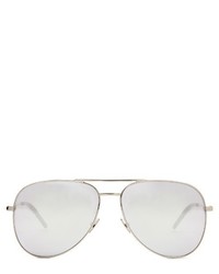 Saint Laurent Mirrored Aviator Sunglasses