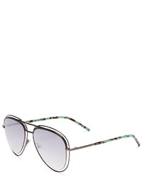 Marc Jacobs Mirrored Floating Aviator Sunglasses 54mm
