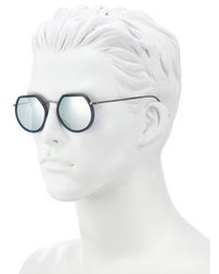 Kyme Omar 44mm Modified Round Sunglasses
