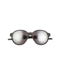 Oakley Prizm 53mm Polarized Round Sunglasses In Matte Blackprizm Black At Nordstrom