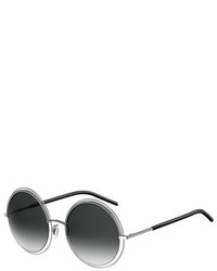 Marc Jacobs Round Cutout Metal Sunglasses