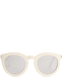 Saint Laurent Round Mirrored Acetate Sunglasses