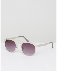 Jeepers Peepers Round Sunglasses With Silver Metal Frame