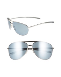 Smith Serpico 2 65mm Mirrored Chromapop Polarized Aviator Sunglasses