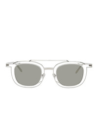 Thierry Lasry Silver And Grey Gendery Sunglasses
