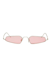 NOR Silver And Pink Diions Micro Sunglasses