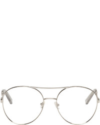 Chloé Silver Aviator Glasses