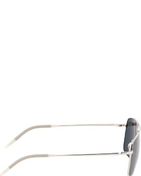 Oliver Peoples Silver Clifton Aviator Sunglasses