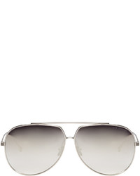 Dita Silver Condor Aviator Sunglasses