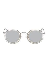 Han Kjobenhavn Silver Drum Clear Sunglasses