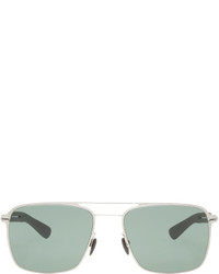 Mykita Silver Grey Flax Sunglasses