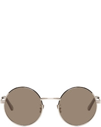 Saint Laurent Silver Sl 136 Zero Retro Sunglasses