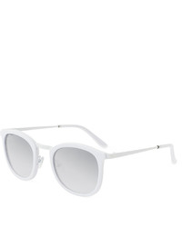Smoke X Mirrors Baja East Shout Square Sunglasses Baja White