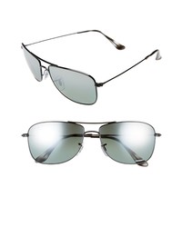 Ray-Ban Tech 59mm Polarized Sunglasses In Black Gradient Mirror At Nordstrom