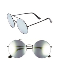 The Rail Tori 55mm Round Sunglasses
