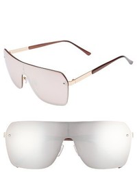 Ultimate 137mm Shield Sunglasses Rose Gold