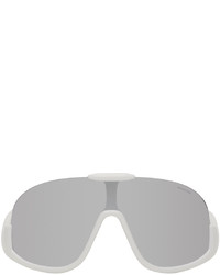 Moncler White Visseur Sunglasses