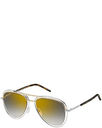 Marc Jacobs Wire Rim Aviator Sunglasses