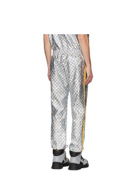Gucci Black And Silver Gg Printed Lounge Pants