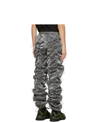 99% Is Silver And Black Gobchang Lounge Pants