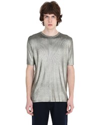 Fendi Metallic Effect Viscose T Shirt