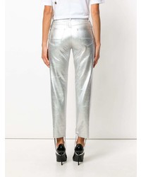 Golden Goose Deluxe Brand Metallic Fitted Trousers