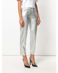 Golden Goose Deluxe Brand Metallic Fitted Trousers