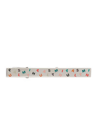 Paul Smith Silver And Multicolor Letters Tie Pin