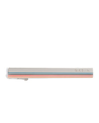 Paul Smith Silver And Multicolor Stripe Tie Pin