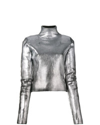 MM6 MAISON MARGIELA Metallic Turtleneck Sweater